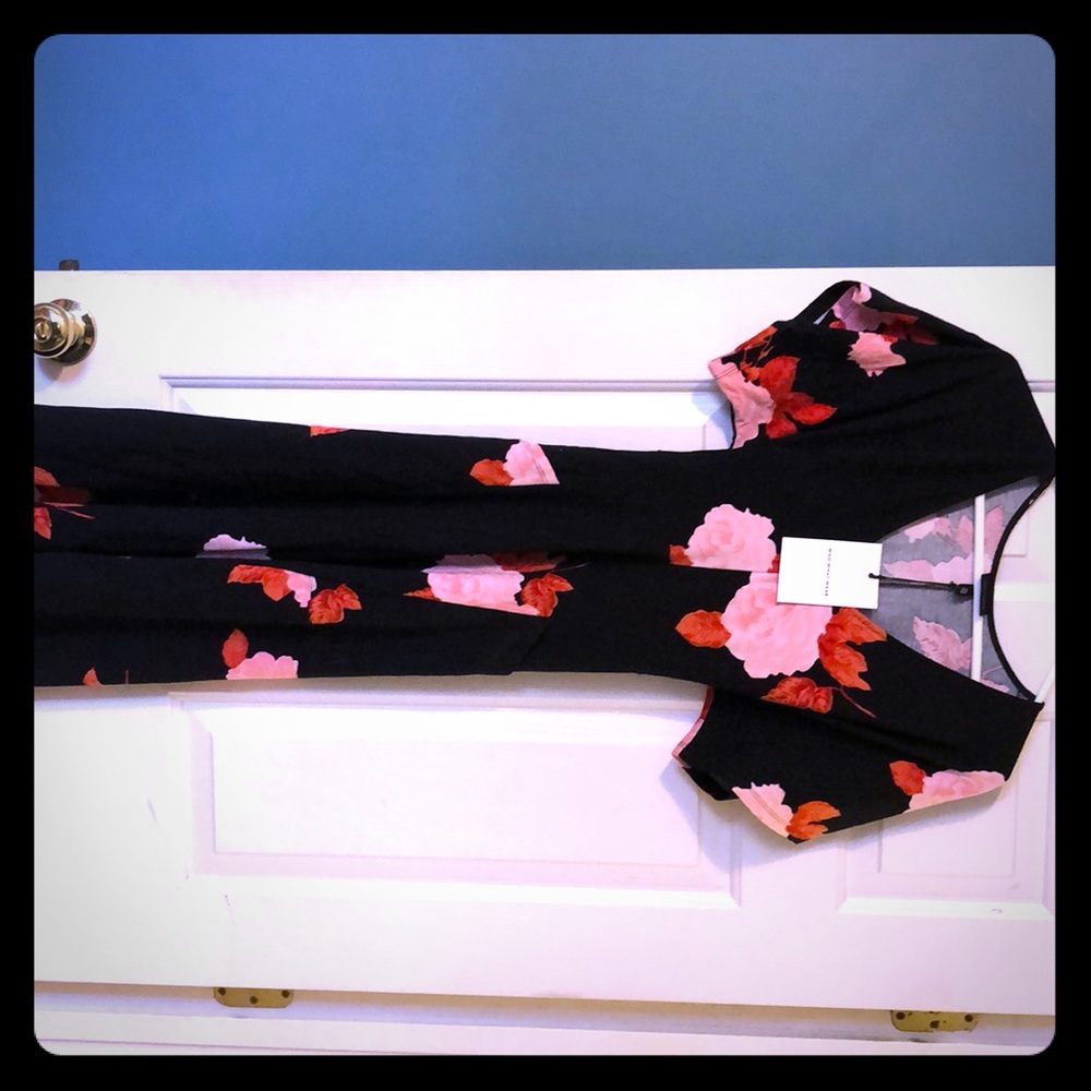 Beautiful Black Flowered Dress